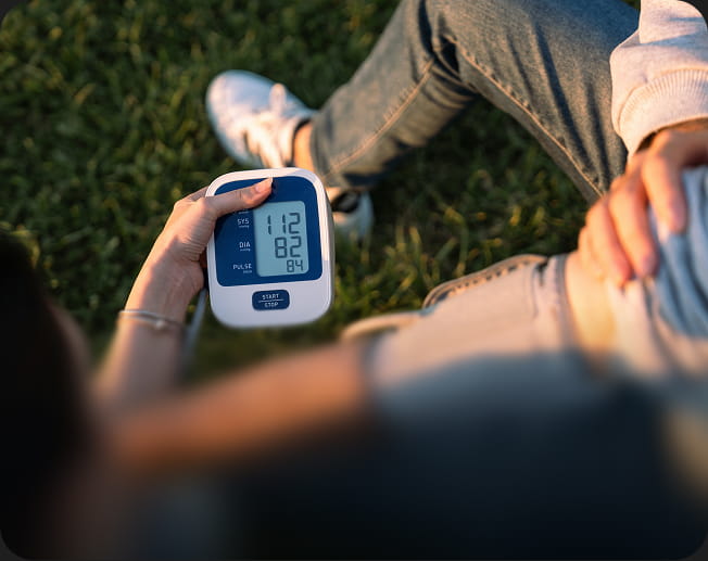 Elevated cholesterol or blood pressure